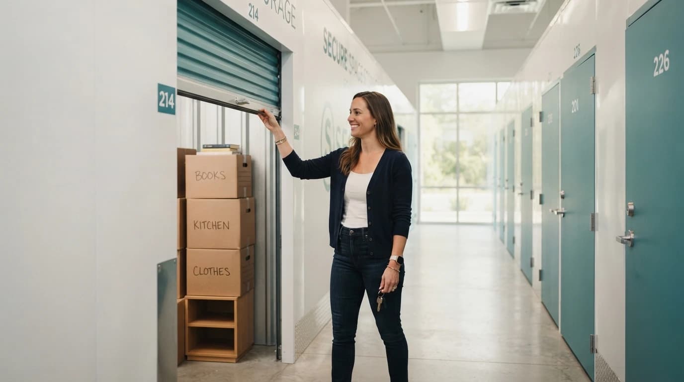 Self-storage marketing dashboard showing local visibility, occupancy-focused acquisition, paid media, reviews, and rental performance